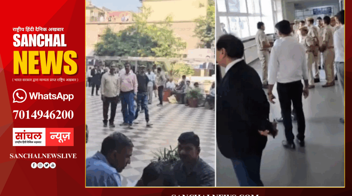 जयपुर सेशन कोर्ट को 3 बजे बम से उड़ाने की धमकी, ATS मौके पर पहुंची, कई टीमें सर्च ऑपरेशन में जुटीं जयपुर सेशन कोर्ट को 3 बजे बम से उड़ाने की धमकी, ATS मौके पर पहुंची, कई टीमें सर्च ऑपरेशन में जुटीं