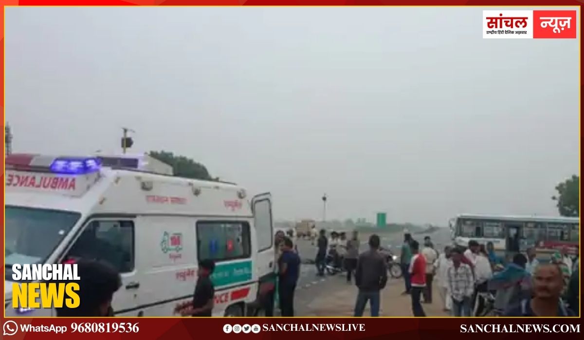पाली में सोमवार सुबह यात्रियों से भरी बस हाईवे पर टैंकर से टक्कर, हाइवे पर घायलों की चीख-पुकार, हाईवे पर बस चढ़ते ही हुआ हादसा पाली में सोमवार सुबह यात्रियों से भरी बस हाईवे पर टैंकर से टक्कर, हाइवे पर घायलों की चीख-पुकार, हाईवे पर बस चढ़ते ही हुआ हादसा
