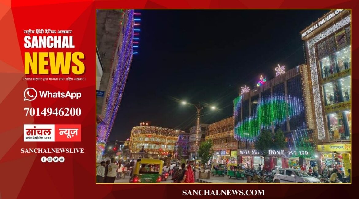 जोधपुर धनतेरस की रौनक, सोने चांदी से लेकर इलेक्ट्रॉनिक आइटम की दुकानों पर रहा बूम, सुबह 11 बजे से रात 11 बजे तक वाहनों की आवाजाही भीतरी शहर में बंद