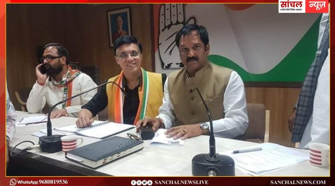 पाली कांग्रेस जिलाध्यक्ष बने शिशुपाल सिंह राजपुरोहित, समर्थकों में खुशी की लहर पाली कांग्रेस जिलाध्यक्ष बने शिशुपाल सिंह राजपुरोहित, समर्थकों में खुशी की लहर