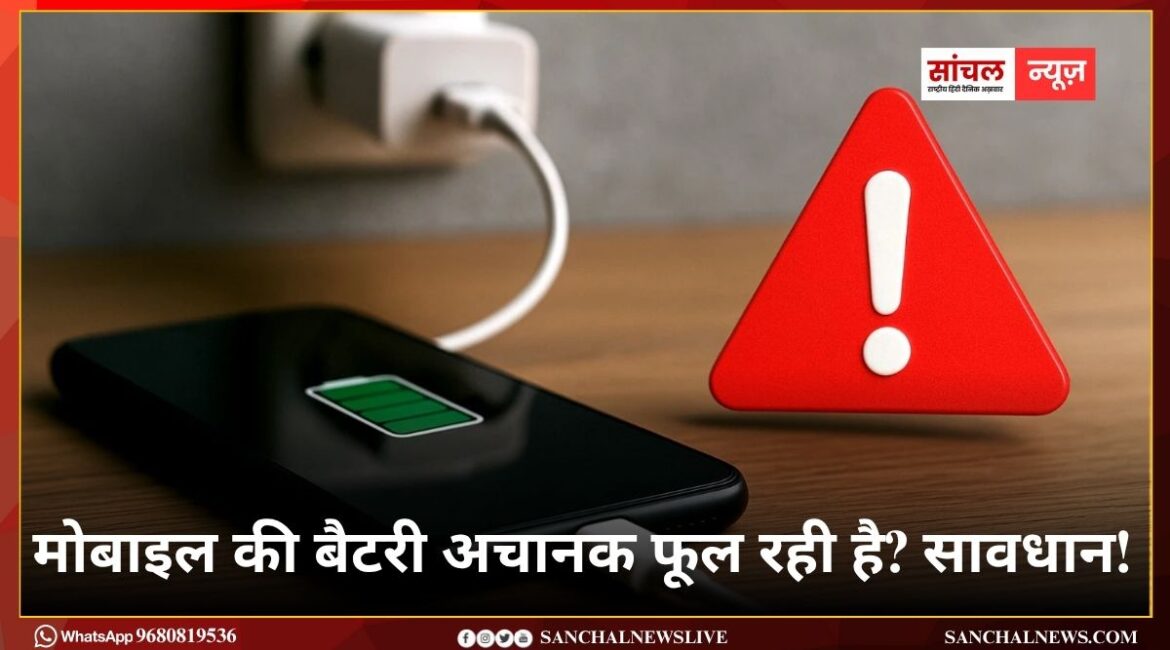 मोबाइल की बैटरी का फूल जाना एक बेहद खतरनाक संकेत? सावधान! इन गलतियां से बम की तरह फट सकता है डिवाइस