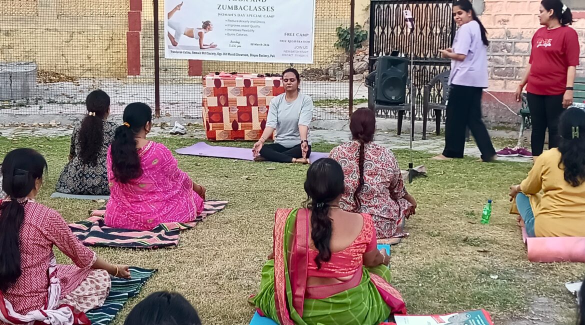 उम्मेद मिल हाउसिंग सोसाइटी में सफल योग व ज़ुम्बा शिविर उम्मेद मिल हाउसिंग सोसाइटी में सफल योग व ज़ुम्बा शिविर