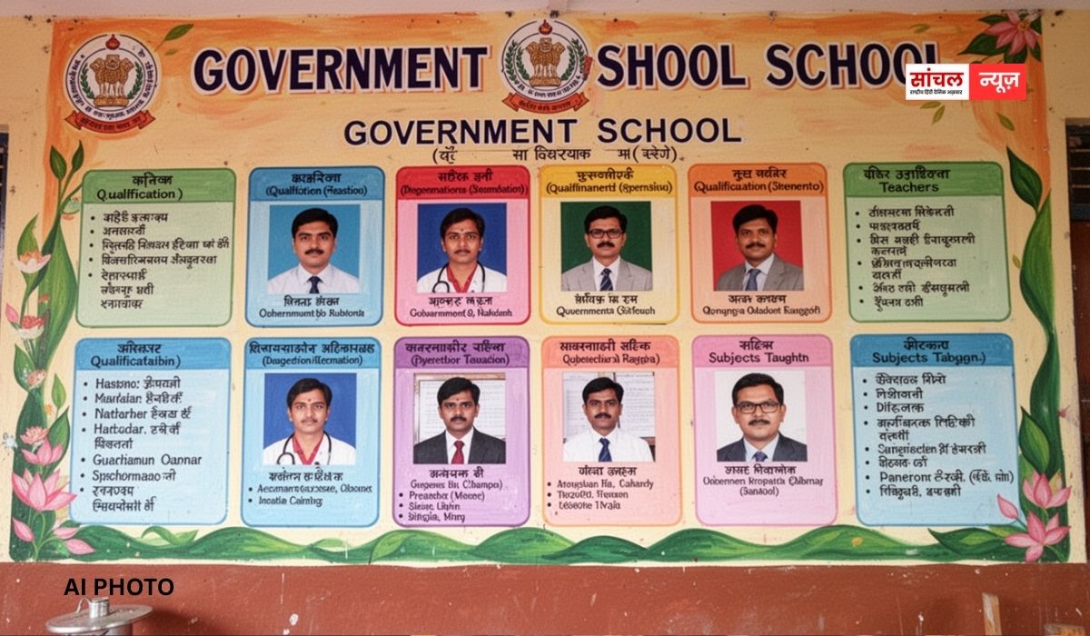 शिक्षा विभाग ने जारी किये निर्देश, सरकारी स्कूलों की दीवार पर फोटो के साथ होगी शिक्षकों की पूरी डिटेल शिक्षा विभाग ने जारी किये निर्देश, सरकारी स्कूलों की दीवार पर फोटो के साथ होगी शिक्षकों की पूरी डिटेल